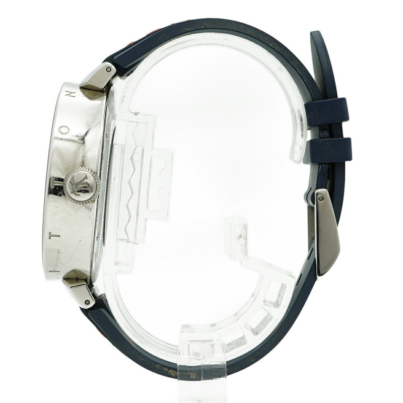 路易威登 Tambour QA096 銀色錶盤男士手錶-9