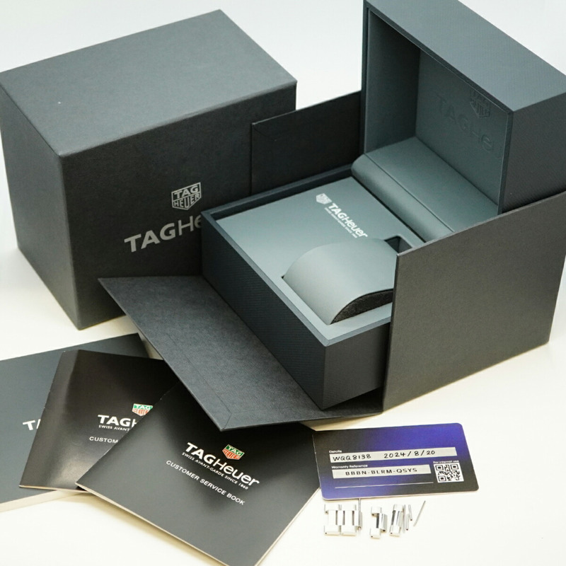 TAG Heuer 豪雅卡萊拉 WBN2012 海軍藍錶盤男士腕錶-1