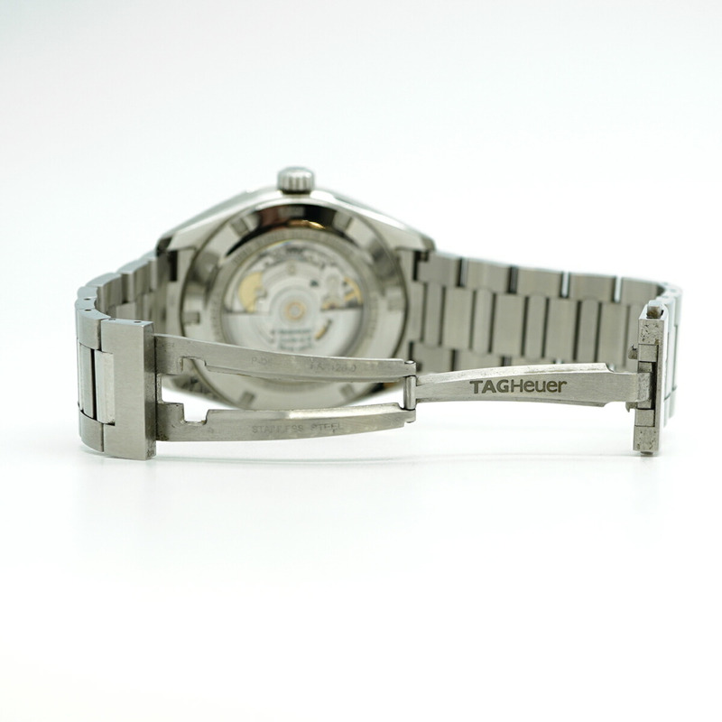 TAG Heuer 豪雅卡萊拉 WBN2012 海軍藍錶盤男士腕錶-4