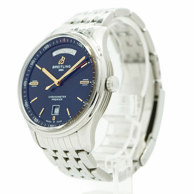 百年靈 Premier A45340 黑色錶盤男士腕錶-2