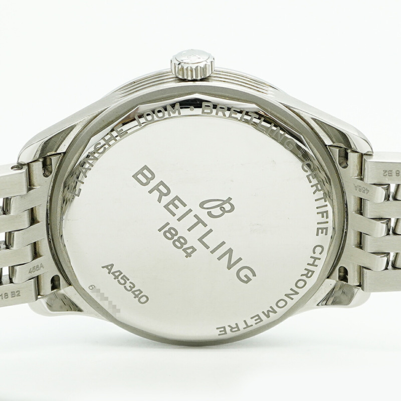 百年靈 Premier A45340 黑色錶盤男士腕錶-5