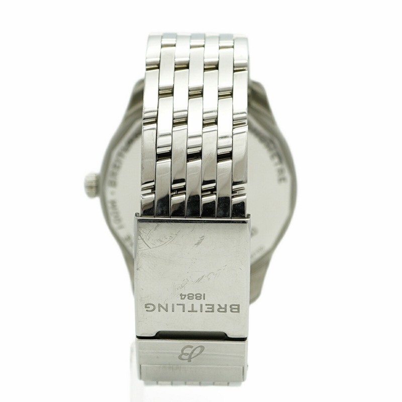 百年靈 Premier A45340 黑色錶盤男士腕錶-8