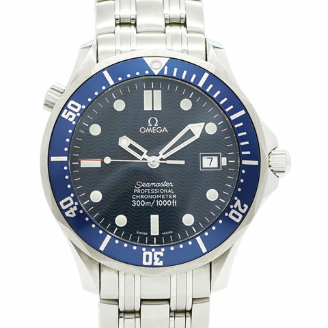 歐米茄海馬系列 2531.80 海軍藍錶盤男士腕錶