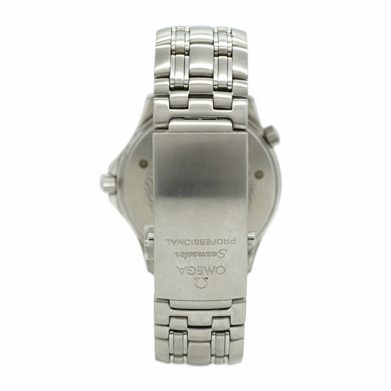 歐米茄海馬系列 2531.80 海軍藍錶盤男士腕錶-8