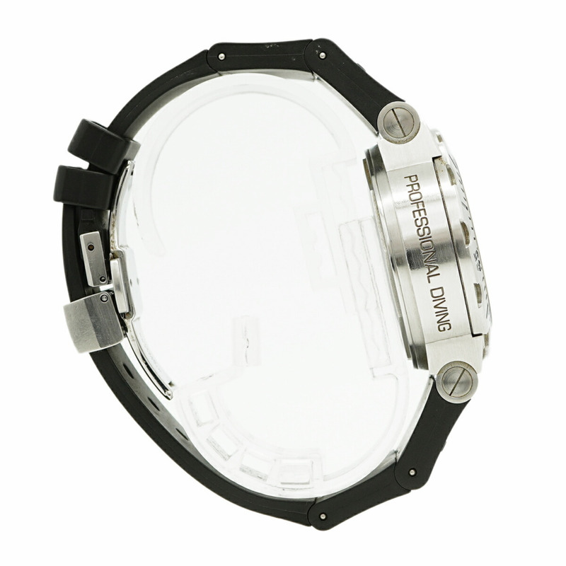 寶格麗 Diagono Scuba SC40S 黑色錶盤男士腕錶-9