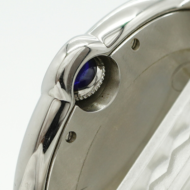 卡地亞 Ballon Bleu LM W69012Z4 銀色錶盤男錶-11