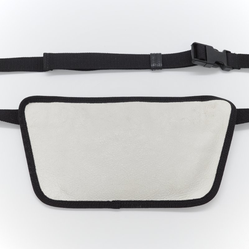 Balenciaga 巴黎世家 Weekend 白色 皮革 腰包-2