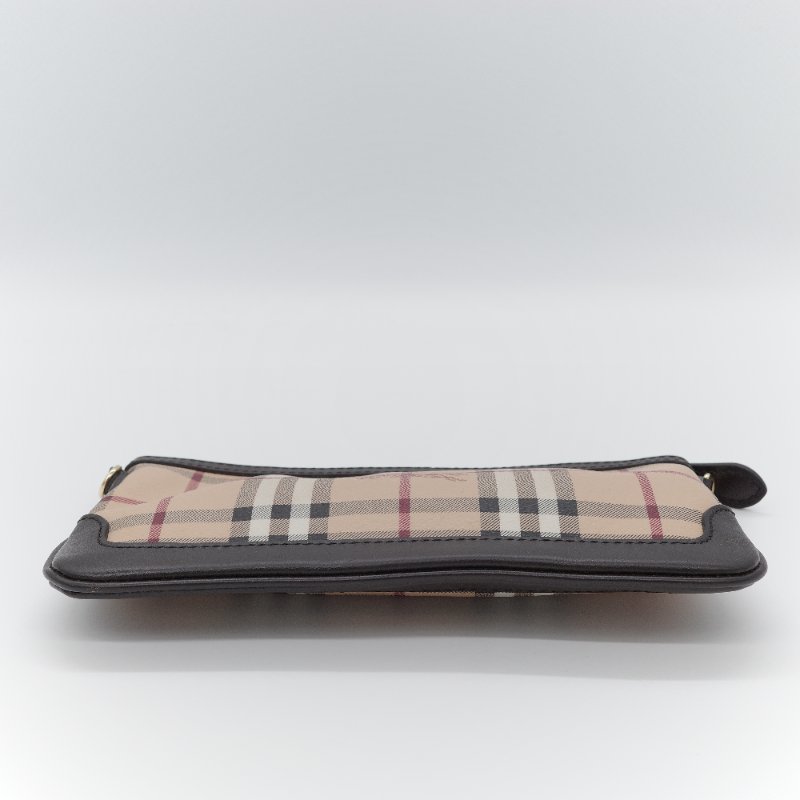Burberry 巴寶莉 經典 Haymarket Check 塗層帆布 斜背包 肩背包-4