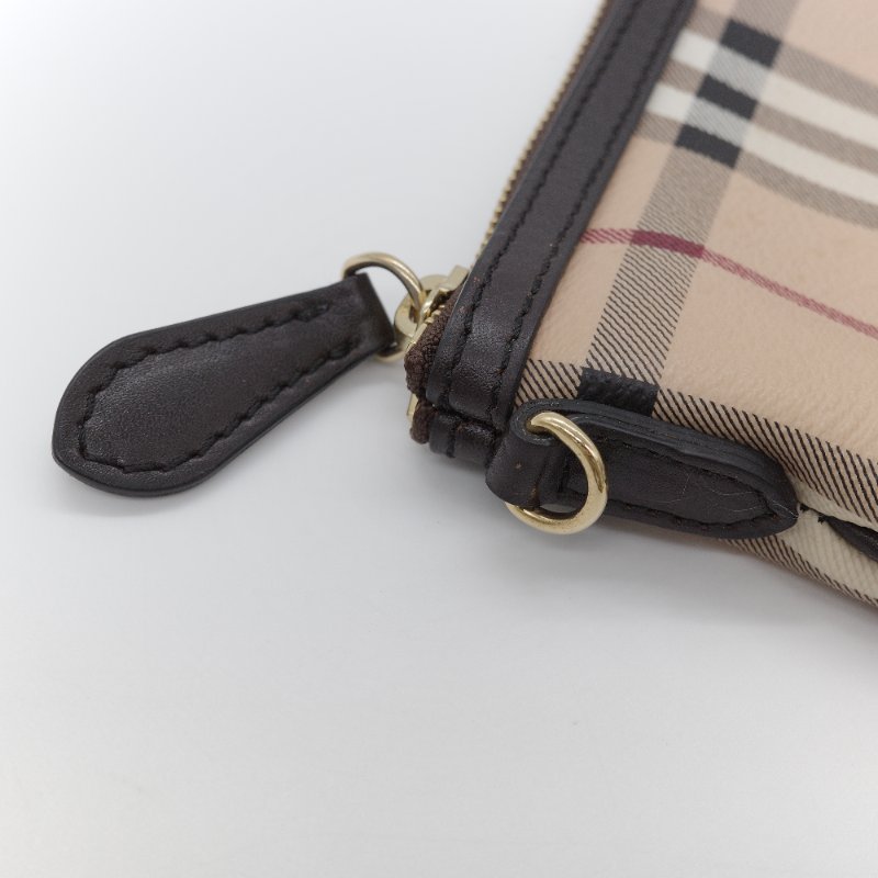 Burberry 巴寶莉 經典 Haymarket Check 塗層帆布 斜背包 肩背包-7