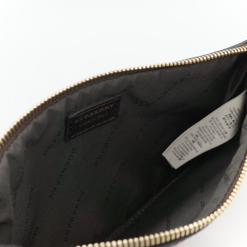 Burberry 巴寶莉 經典 Haymarket Check 塗層帆布 斜背包 肩背包-9