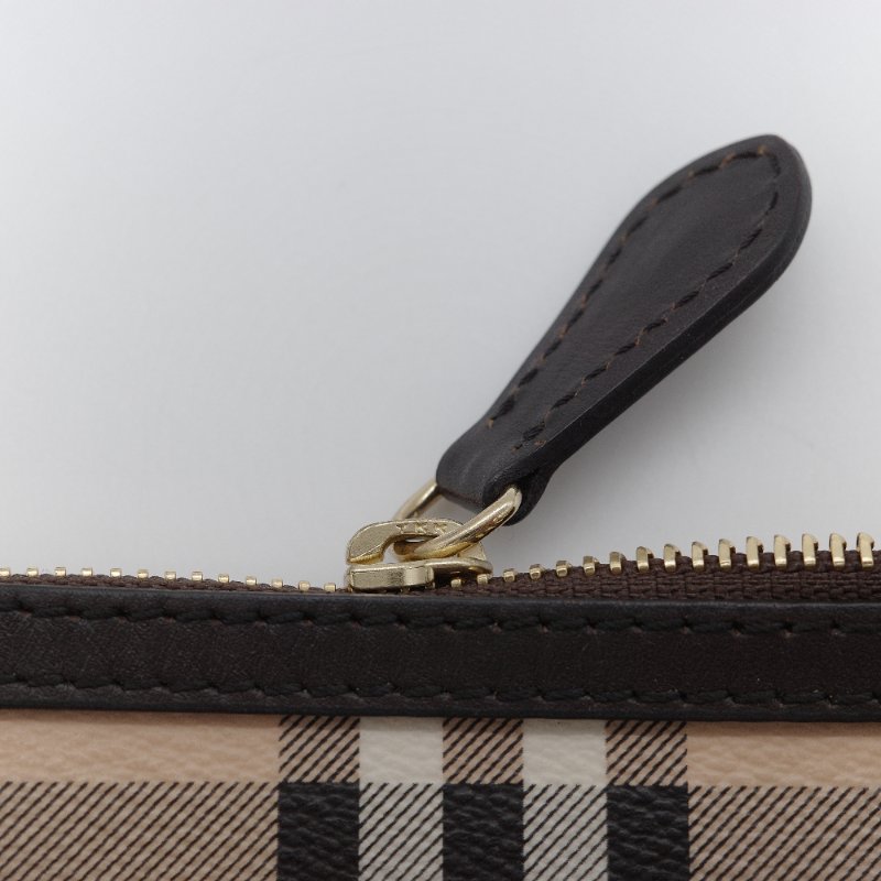 Burberry 巴寶莉 經典 Haymarket Check 塗層帆布 斜背包 肩背包(有肩帶可以放手機)-4