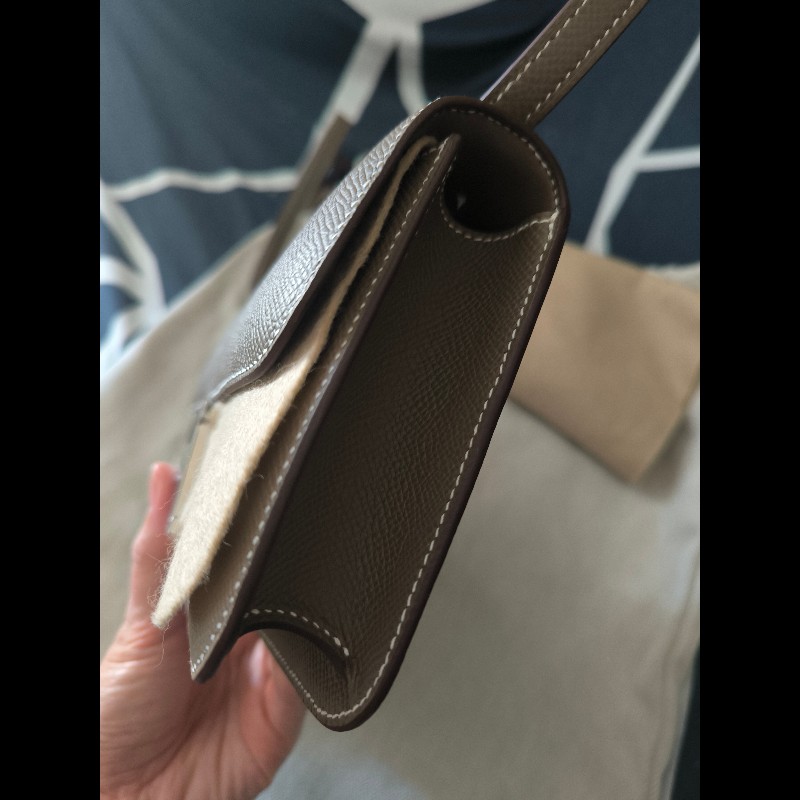 [全新]愛馬仕Hermes Constance Elan大象灰銀扣(K刻)-4