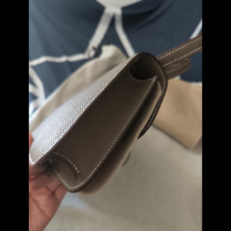 [全新]愛馬仕Hermes Constance Elan大象灰銀扣(K刻)-8