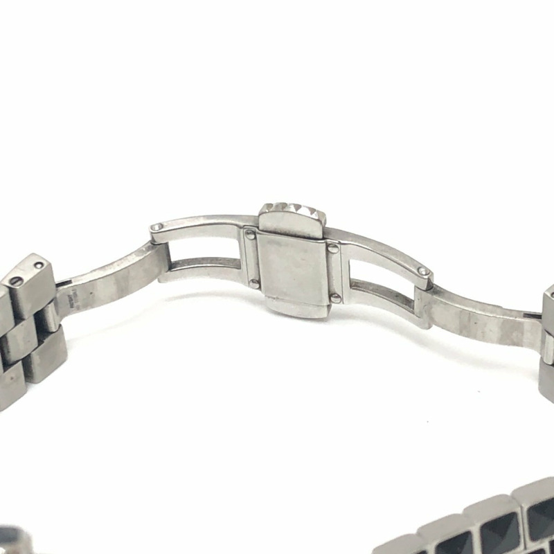 Dior CD113119 水晶鑲鑽錶圈 16P 石英日期顯示腕錶 圓形錶盤 不鏽鋼女士銀色-8