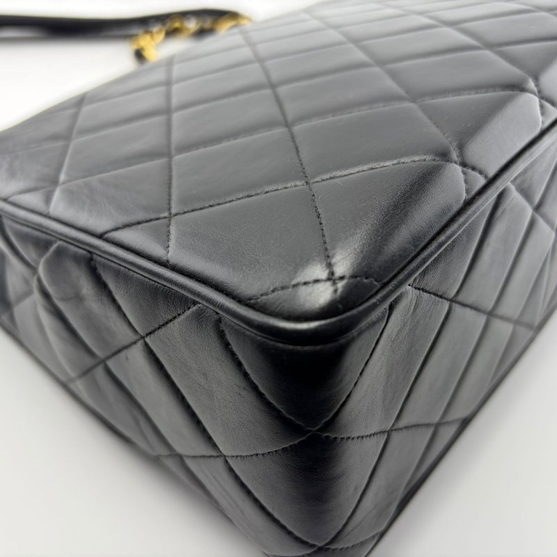 香奈兒 Vintage 大雙 C 方胖子（貝嫂包）-9