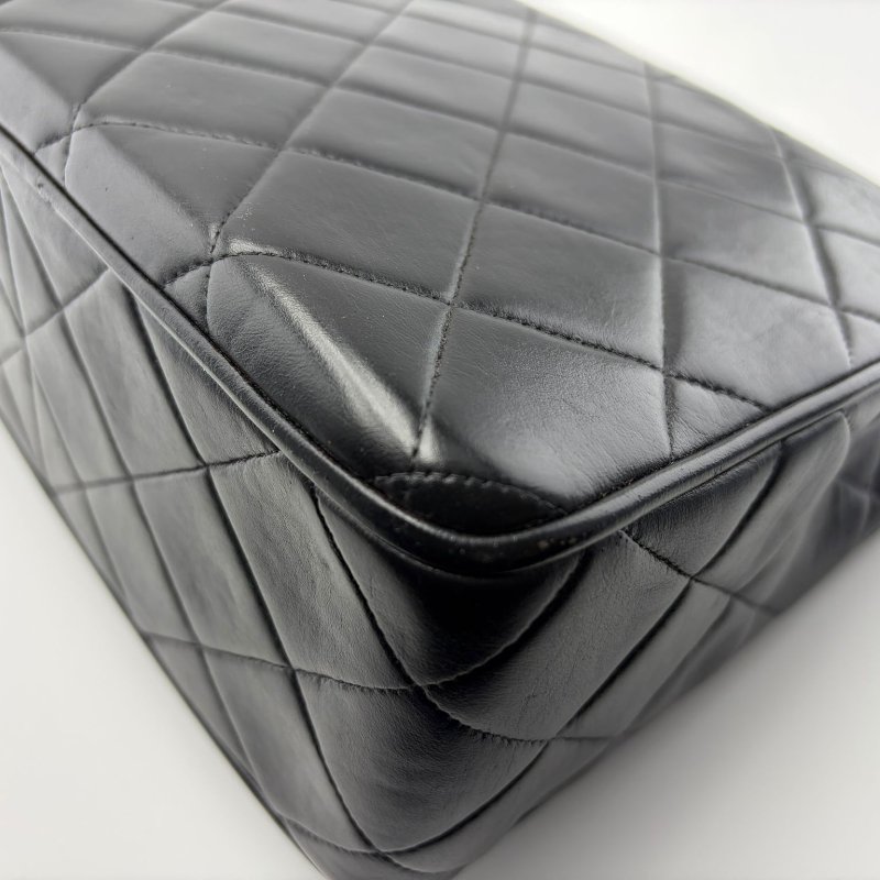 香奈兒 Vintage 大雙 C 方胖子（貝嫂包）-10