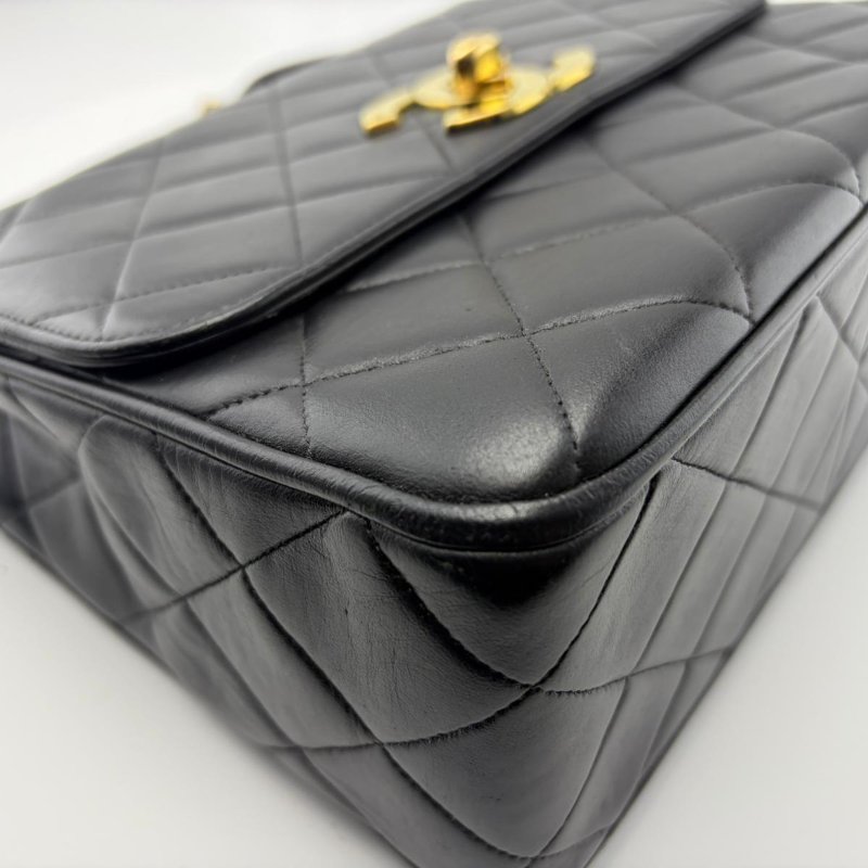 香奈兒 Vintage 大雙 C 方胖子（貝嫂包）-11