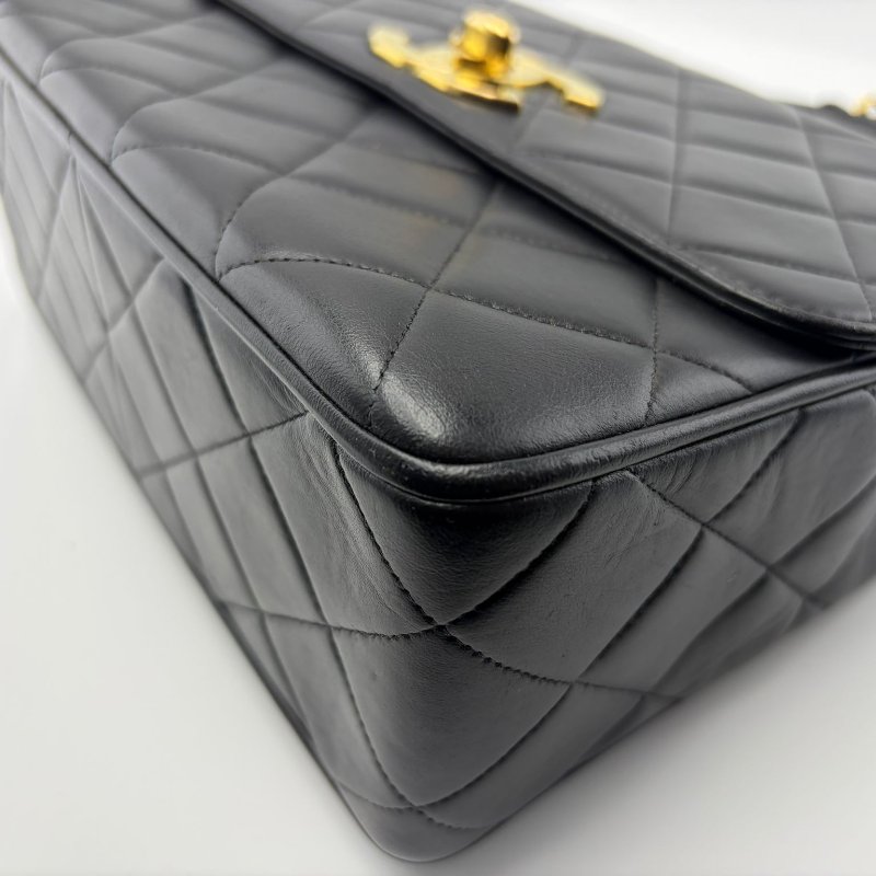 香奈兒 Vintage 大雙 C 方胖子（貝嫂包）-12