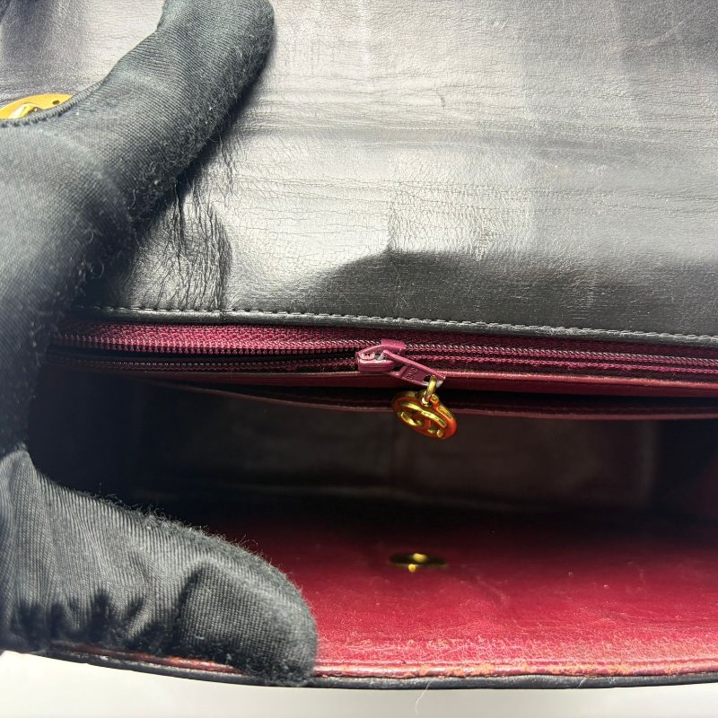 香奈兒 Vintage 大雙 C 方胖子（貝嫂包）-13