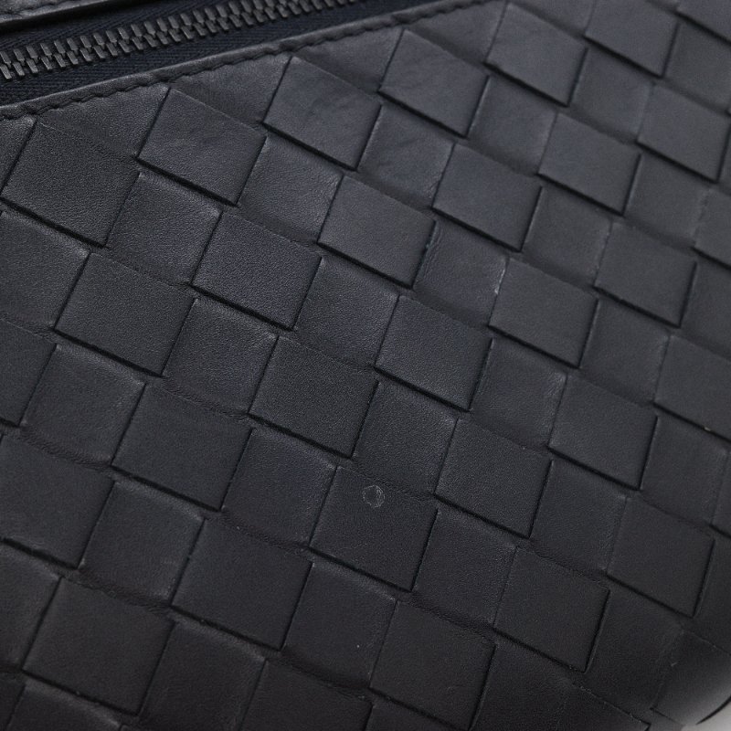 Bottega Veneta 寶緹嘉 黑色 編織牛皮 手拿包-5