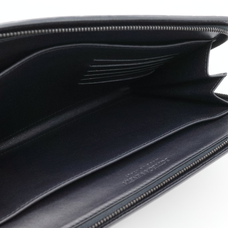 Bottega Veneta 寶緹嘉 黑色 編織牛皮 手拿包-10