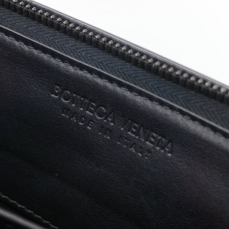 Bottega Veneta 寶緹嘉 黑色 編織牛皮 手拿包-13