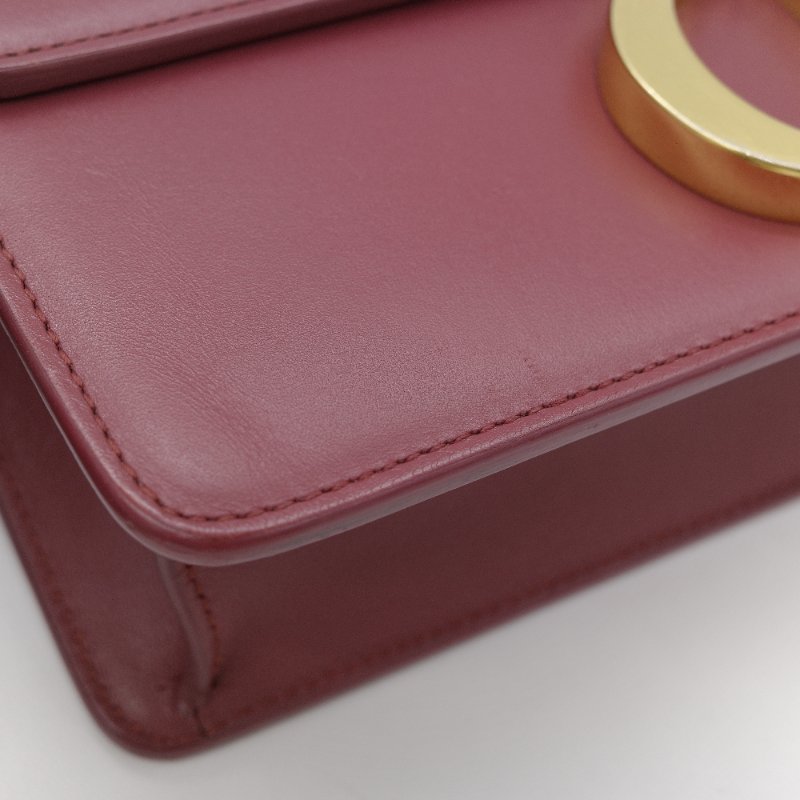 Dior 迪奧 30 Montaigne 粉紅 紅紫色 牛皮 肩背包-8