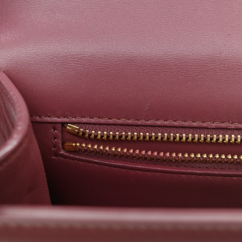 Dior 迪奧 30 Montaigne 粉紅 紅紫色 牛皮 肩背包-16