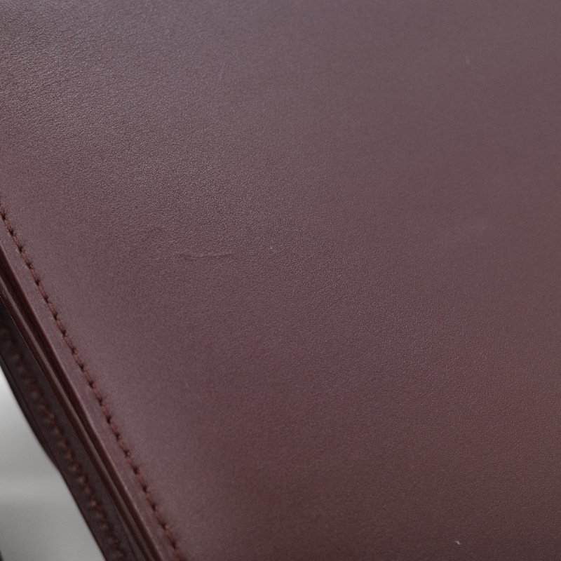 Celine 思琳 Classic Box 中號 酒紅色拋光 小牛皮 翻蓋包 肩背包-11