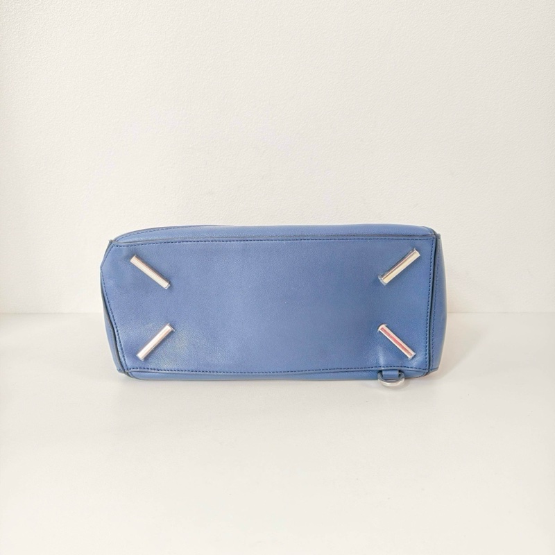 羅意威Loewe 中號緞面牛皮革 Puzzle 藍色-8