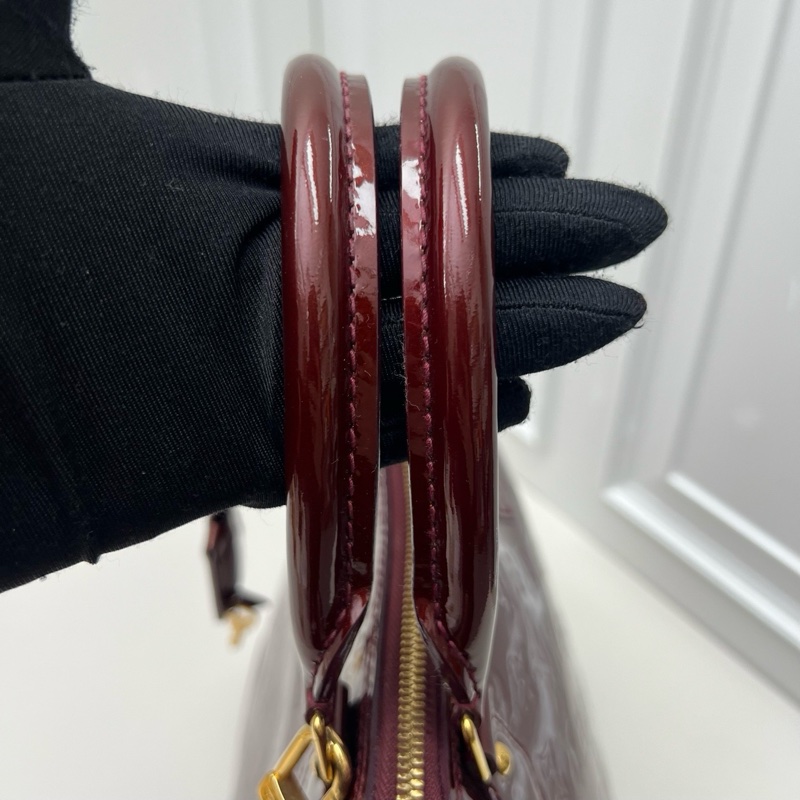  LV路易威登漆皮貝殼Amla手提貝殼包 -6