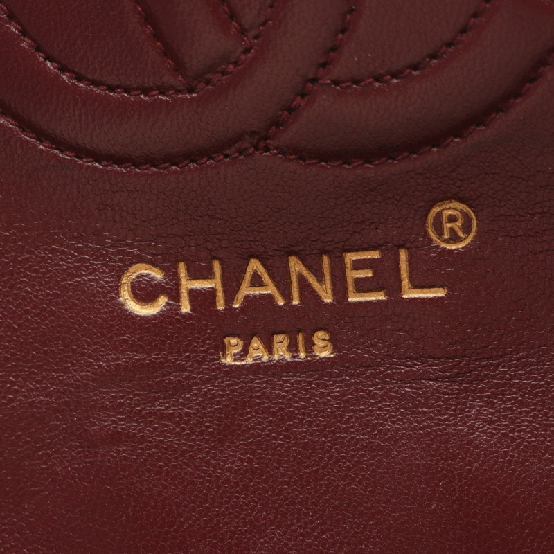 香奈兒 (CHANEL) 絎縫鏈條單肩包，羊皮材質，黑色，二手，女士款，金色五金-3