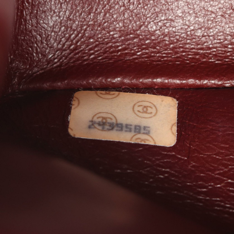 香奈兒 (CHANEL) Matelasse W 翻蓋鏈條單肩包，羊皮材質，黑色，二手，女士，金色五金，COCO-4