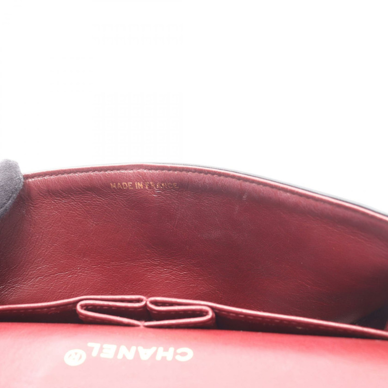 香奈兒 (CHANEL) Matelasse W 翻蓋鏈條單肩包，羊皮材質，黑色，二手，女士，金色五金，COCO-13