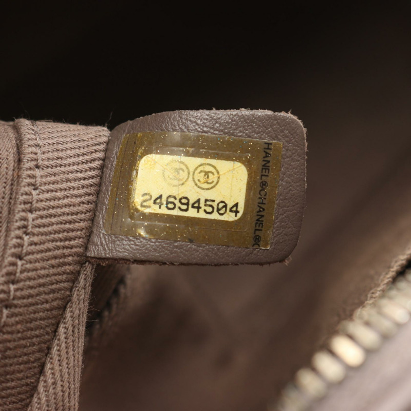 香奈兒 (CHANEL) Matelasse 斜背包/肩背包/手提包 A934631 皮革 灰色 二手-4