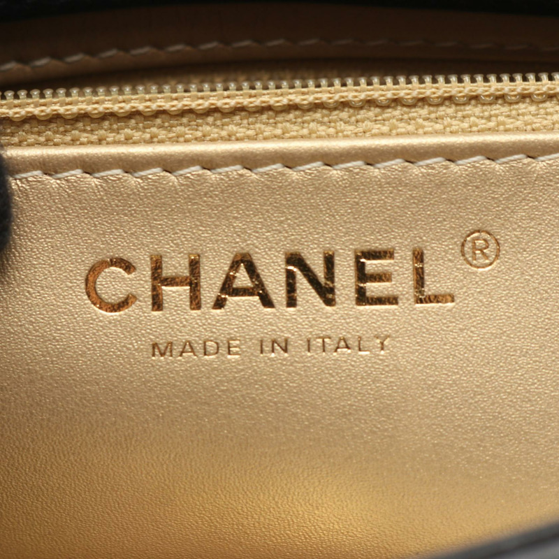 香奈兒 (CHANEL) 絎縫鏈條斜背包 AS31101 黑色皮革二手金色五金-3