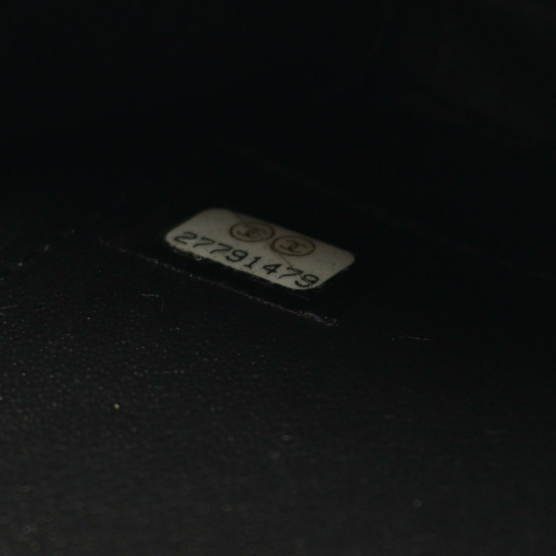 香奈兒 CC Figley Vanity Matelasse 鏈條斜背包 A93343 皮革 BK-4