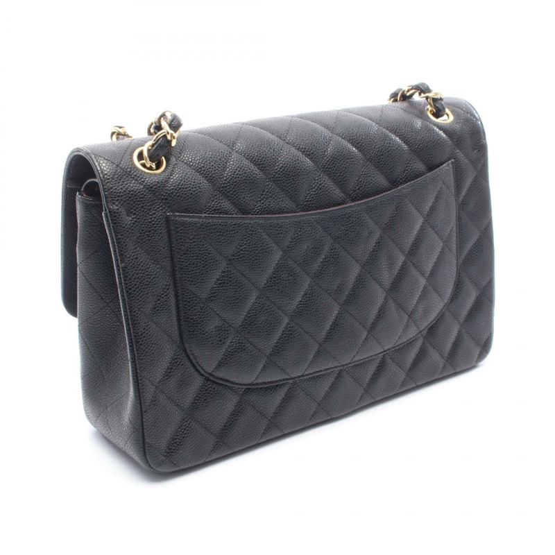 香奈兒 Jumbo Matelasse 30 經典雙蓋肩背包 A58600 小牛皮 GHW-1