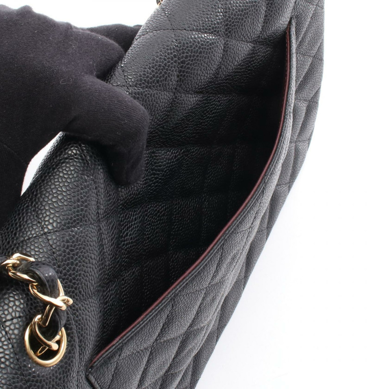 香奈兒 Jumbo Matelasse 30 經典雙蓋肩背包 A58600 小牛皮 GHW-5