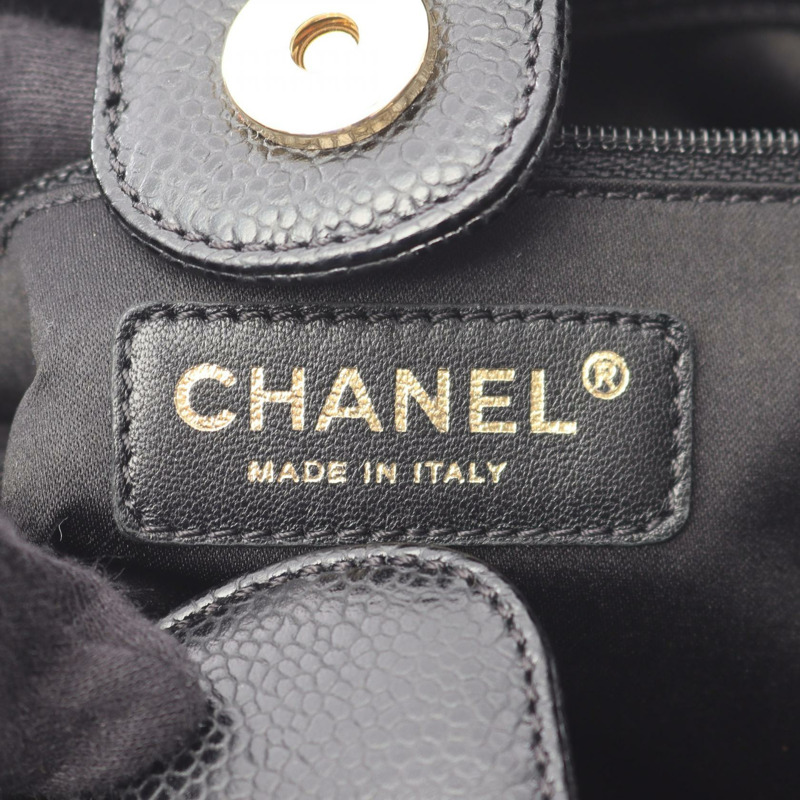 香奈兒 (CHANEL) Matelasse PST 鏈條手提包，小牛皮材質，黑色，金色五金，二手女款-3