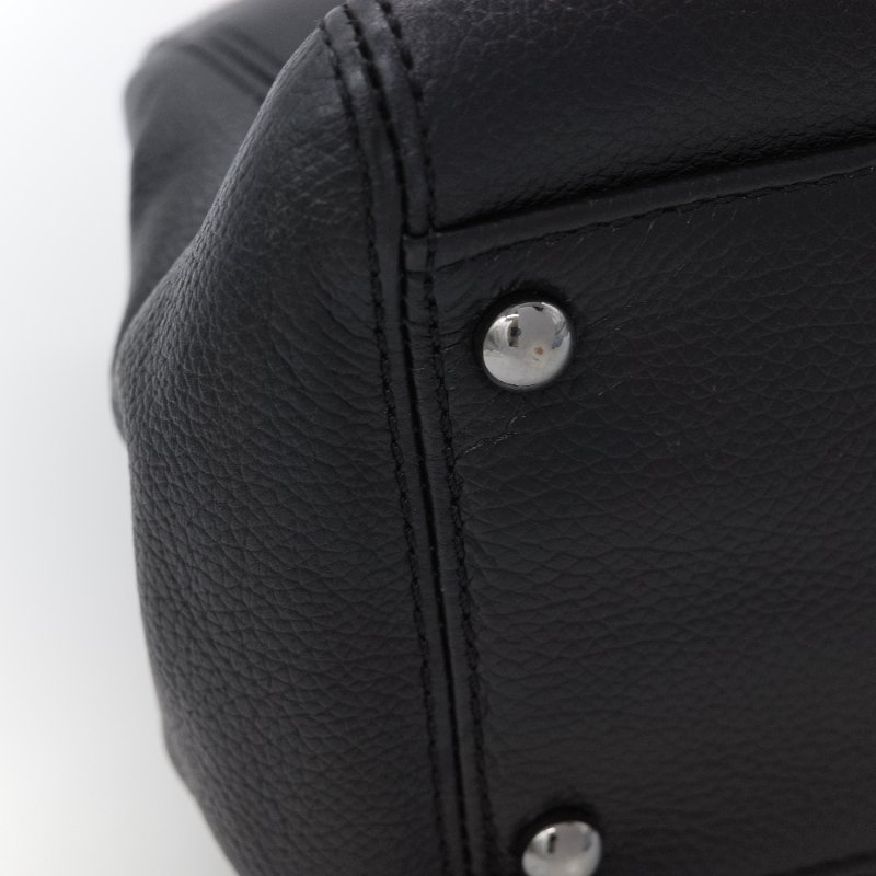 Chanel 香奈兒 Cerf Executive 黑色荔枝紋 小牛皮  托特包-7