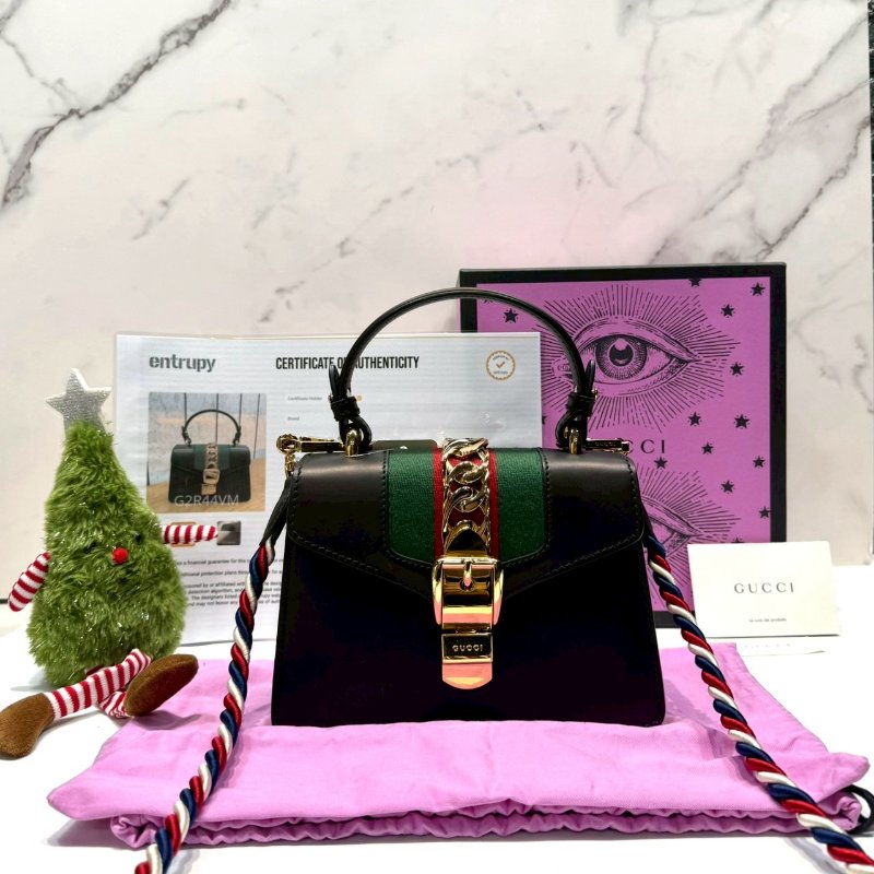 GUCCI Sylvie手提斜背包-0