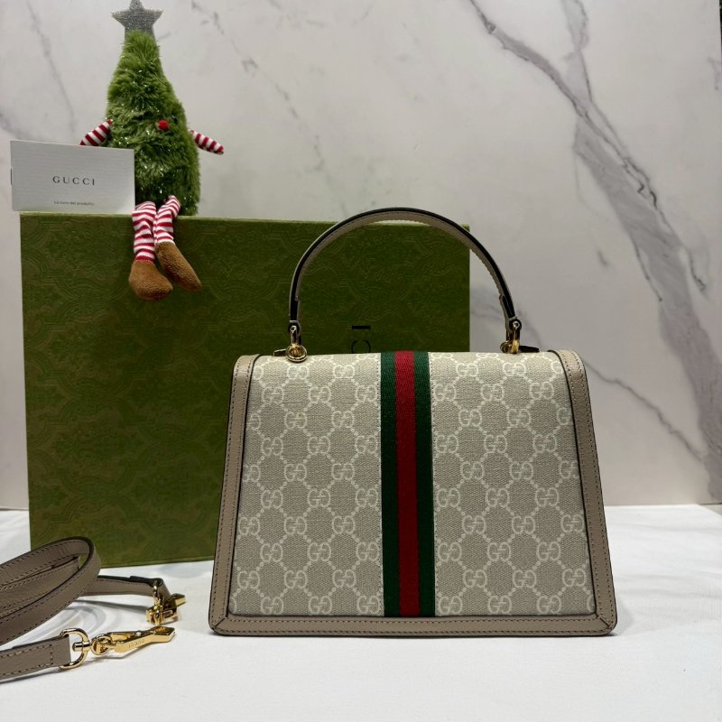 GUCCI 全新Ophidia系列織帶手提包-1