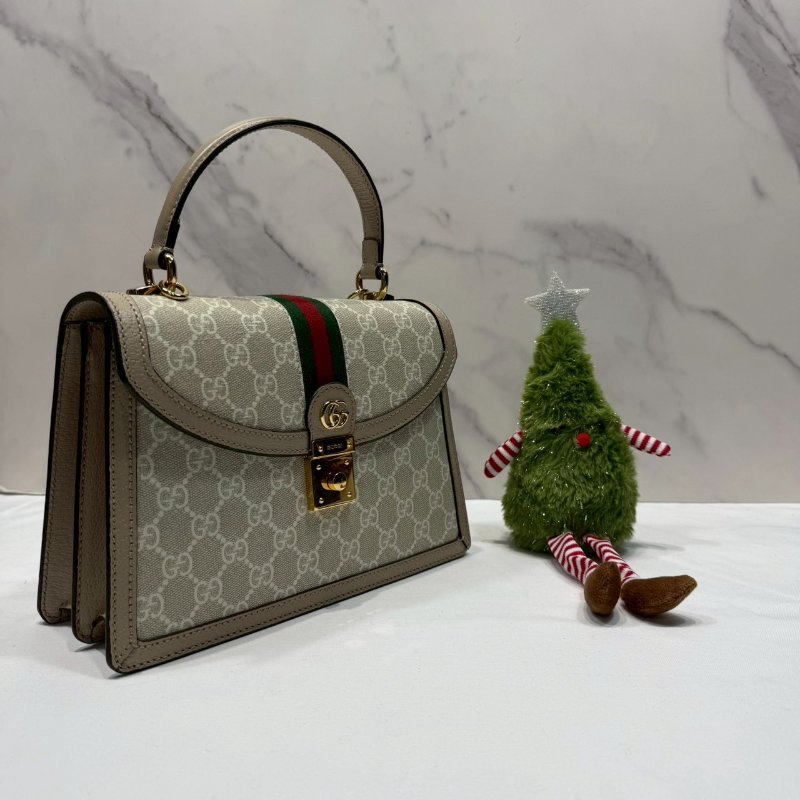 GUCCI 全新Ophidia系列織帶手提包-3