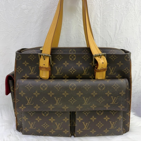 LOUIS VUITTON Monogram Multipli Cite金扣肩背袋