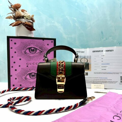 GUCCI Sylvie手提斜背包