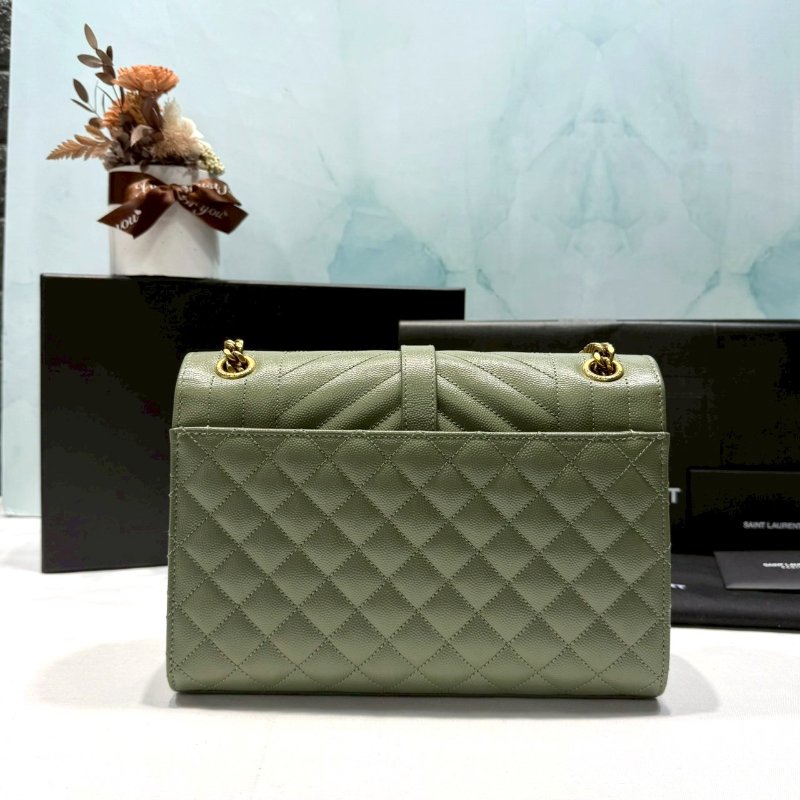 YSL Envelope魚子醬金鏈信封包-1