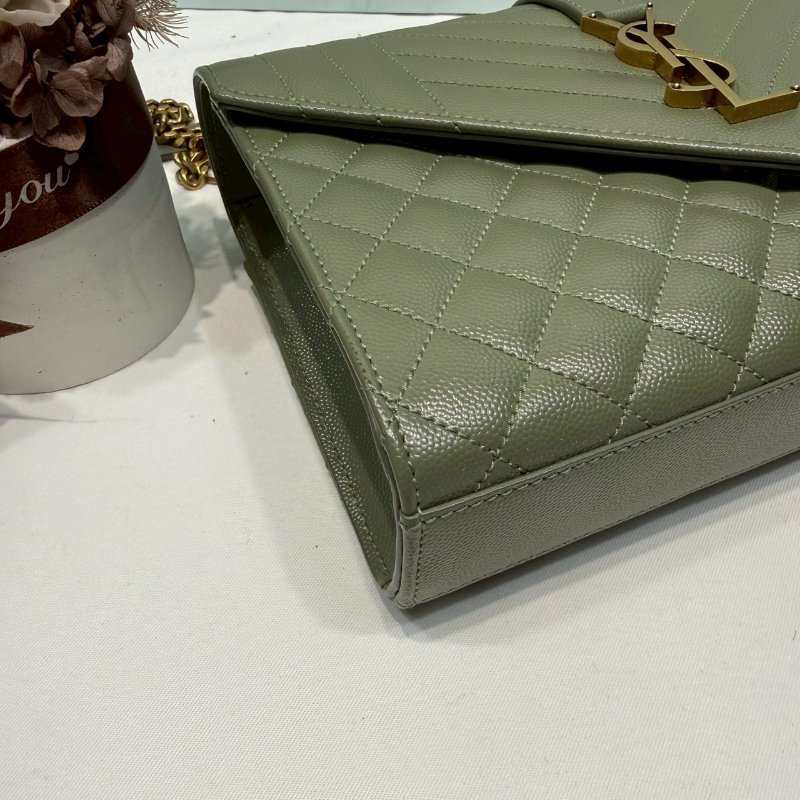 YSL Envelope魚子醬金鏈信封包-8