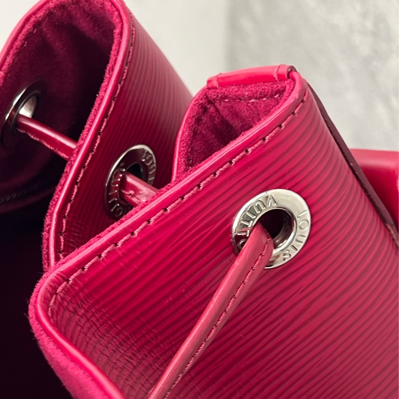 💗香緹國際精品💗 806 LV 水波紋大水桶包 #深紅色-4