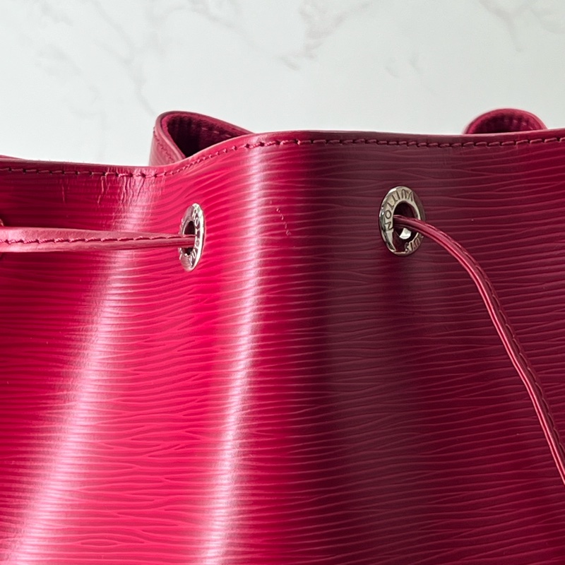 💗香緹國際精品💗 806 LV 水波紋大水桶包 #深紅色-10